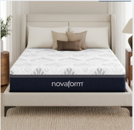 Novaform 14" Serafina PerfectTemp Gel Memory Foam Mattress CAL KING
