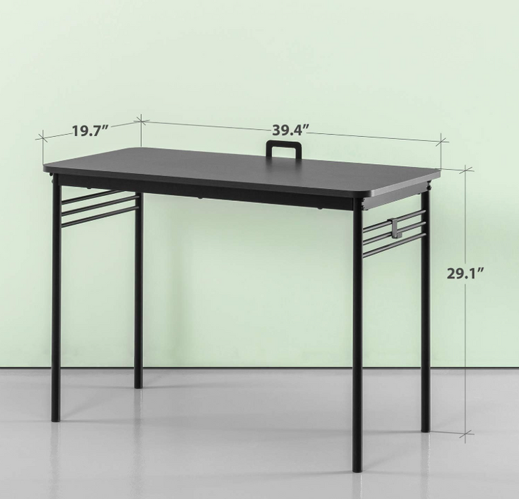 Zinus Connie Metal Framed Desk In Espresso
