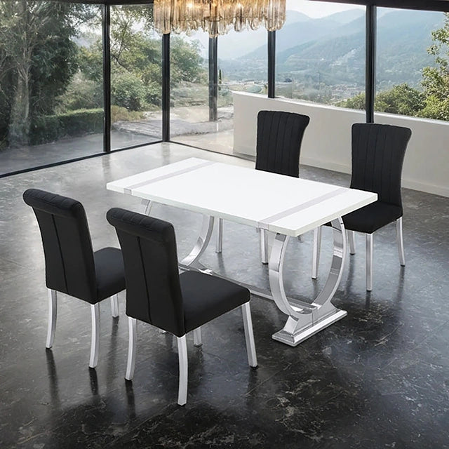 Holstebro 5 Pc 60" Dining Table Set