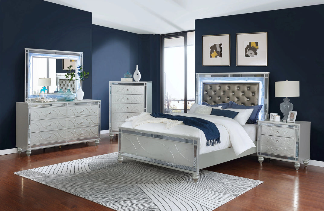 Gunnison Panel Bed with LED Lighting