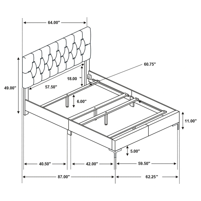 Kendall Panel Bed