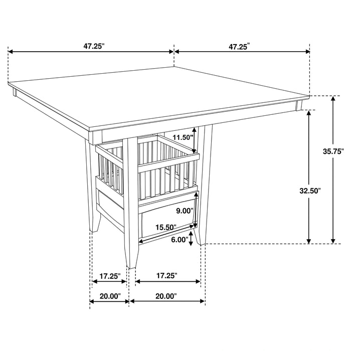 Jaden Counter Height Dining Table