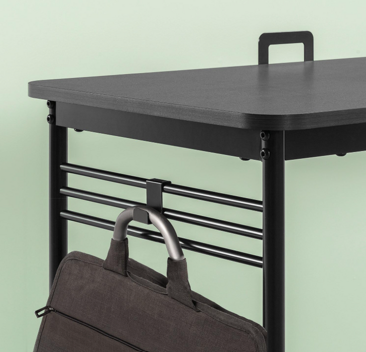 Zinus Connie Metal Framed Desk In Espresso