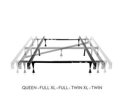 Metal Bed Rails TWIN/FULL/QUEEN/KING/CAL KING -Gentle Response (adjustable)