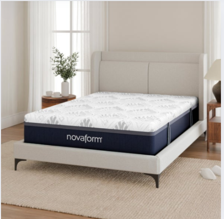 Novaform 14" Serafina PerfectTemp Gel Memory Foam Mattress CAL KING