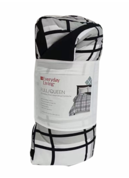 Everyday Living TWIN/TWIN XL Reversible Down Alternative Comforter - Plaid