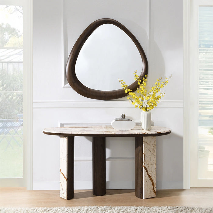 Console Table W/Marble Top