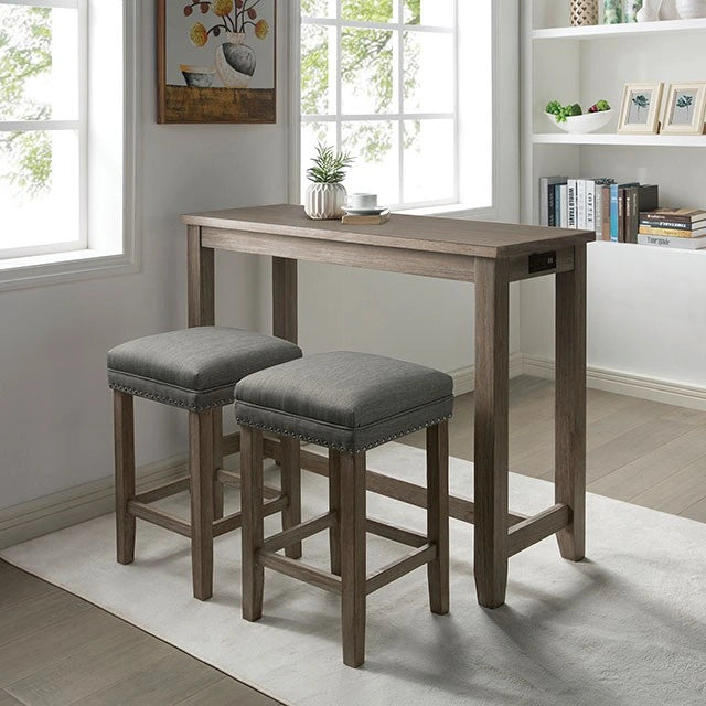 Caerleon 3 & 4 Piece Counter Ht. Set Gray & Blue