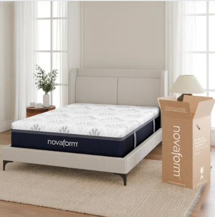 Novaform 14" Serafina PerfectTemp Gel Memory Foam Mattress CAL KING