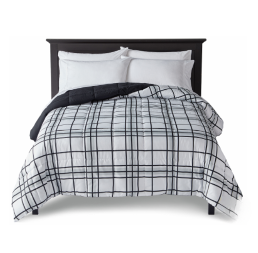 Everyday Living TWIN/TWIN XL Reversible Down Alternative Comforter - Plaid