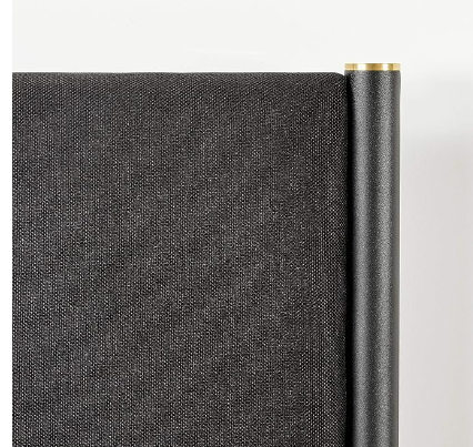 Clarissa Upholstered & Metal Platform Bed -Queen