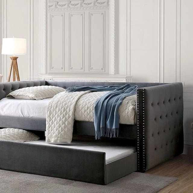 Susanna Gray Daybed w/ Trundle, Gray