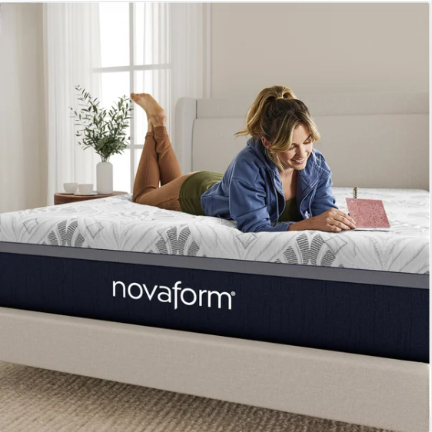 Novaform 14" Serafina PerfectTemp Gel Memory Foam Mattress CAL KING