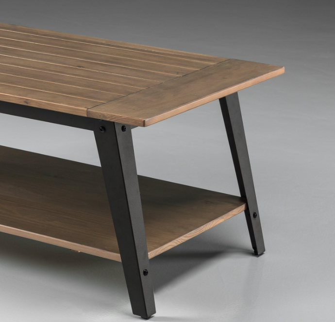 ZINUS Woodrow Wood and Metal Coffee Table