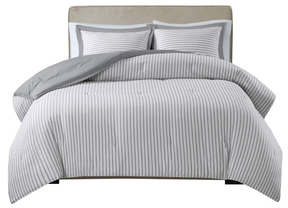 Madison Park Hayden Comforter Mini Set Grey Twin/Twin XL