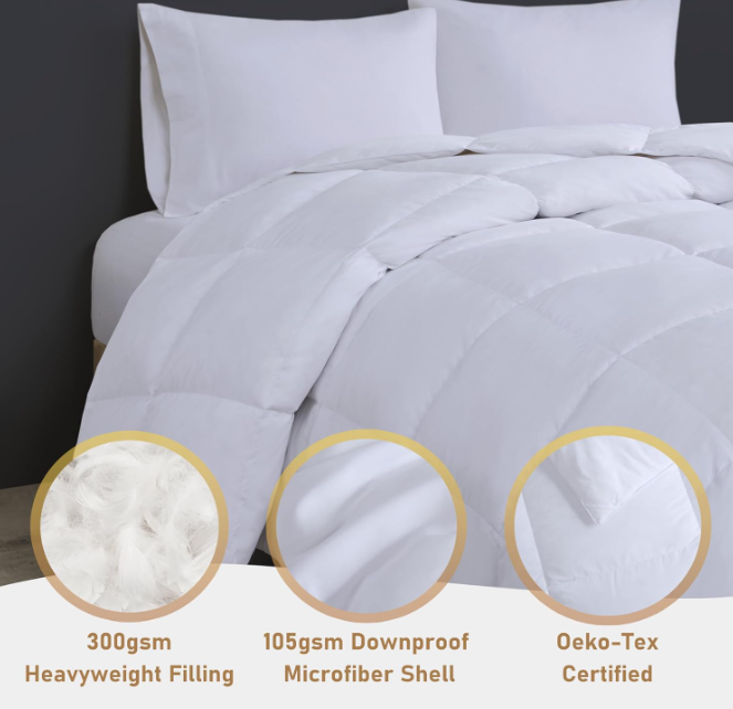 TRUE NORTH Down Blend Comforter  CAL KING