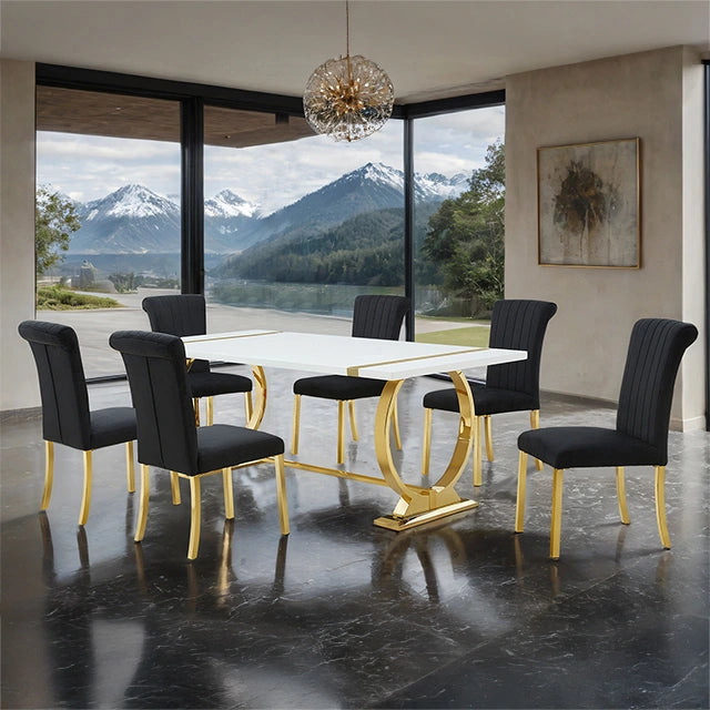 Holbaek 5 Pc 80" Dining Table Set