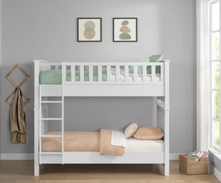 Bayside Twin Over Twin Upholstered Bunk Bed