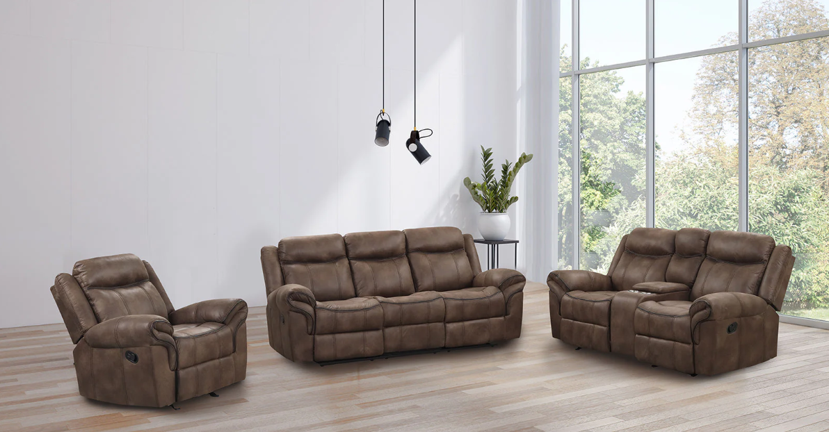 Agata Manual Sofa Brown