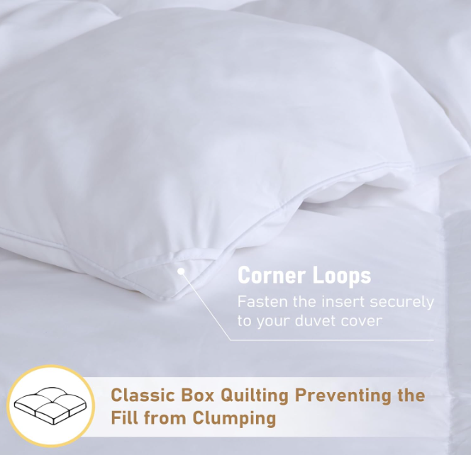 TRUE NORTH Down Blend Comforter  CAL KING