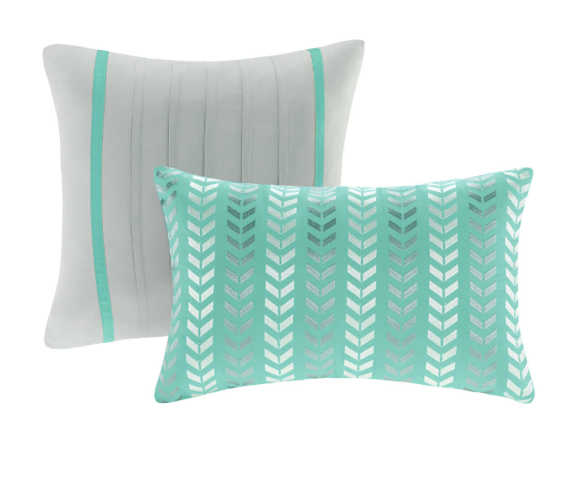 Intelligent Design Nadia Aqua Twin/ Twin XL Comforter Set