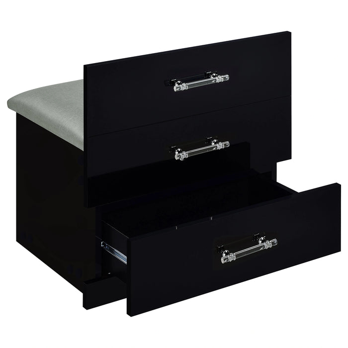 Danbury Makeup Vanity Table with LED Mirror and Stool