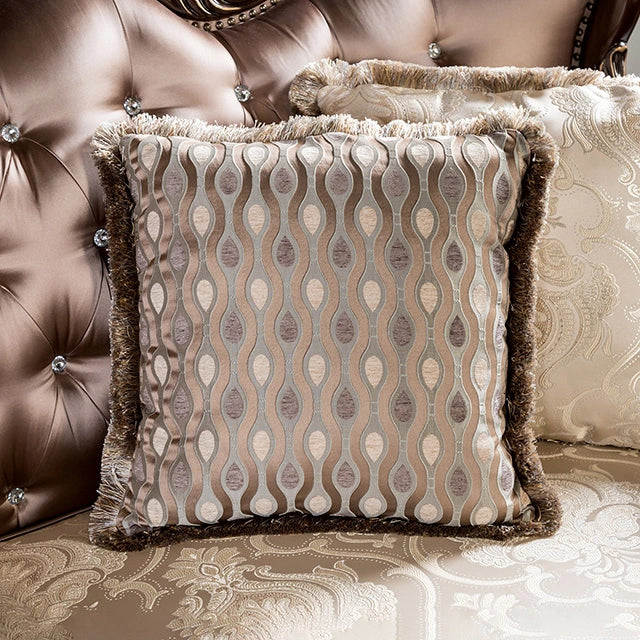 Albacete Loveseat Campage & Walnut