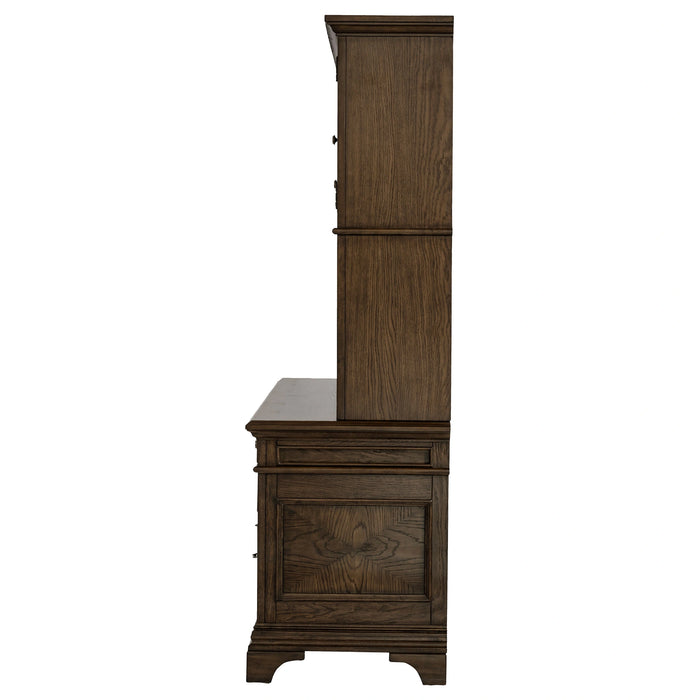 Hartshill Credenza Desk with Hutch
