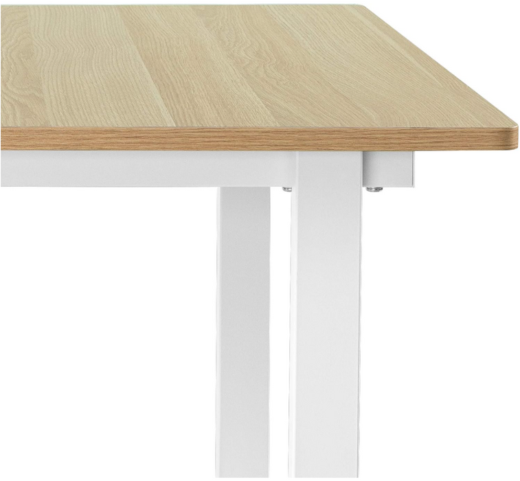 Zinus Alto Rectangular Dining, Office Desk, Computer Table, Farmhouse Desk