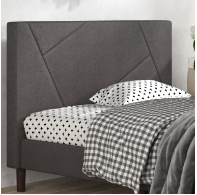 Judy Upholstered Platform Bed Frame- KING