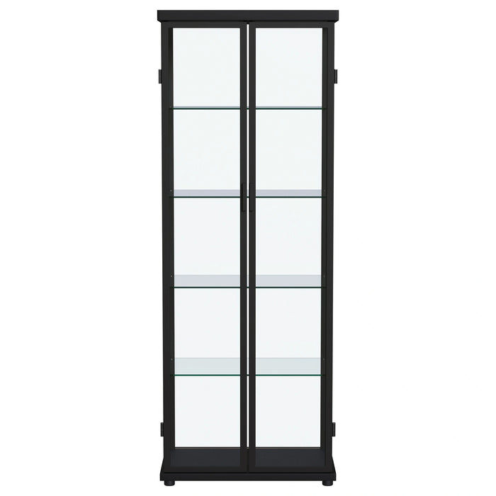 Aero Curio Cabinet with LED Lighting