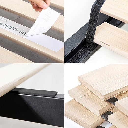 Christina Upholstered Platform Bed with Headboard Shelf, Queen size