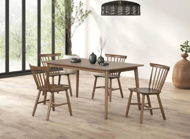 Beale Dining Table Walnut & Black