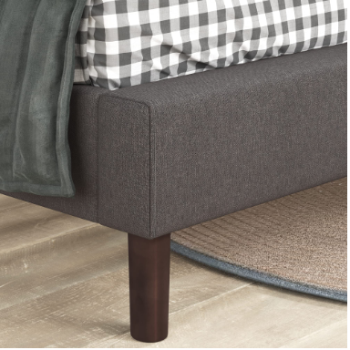 Judy Upholstered Platform Bed Frame- KING