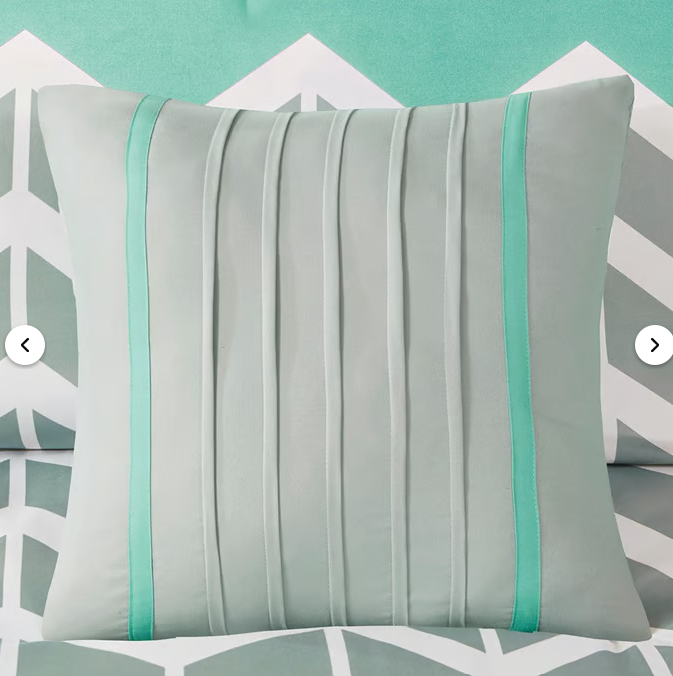 Intelligent Design Nadia Aqua Twin/ Twin XL Comforter Set