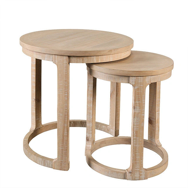 Hickory Nesting End Table