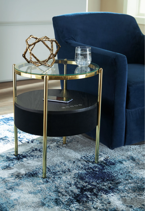 Nedman Accent Table with Built-In Speaker