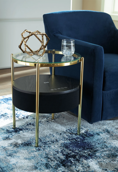 Nedman Accent Table with Built-In Speaker