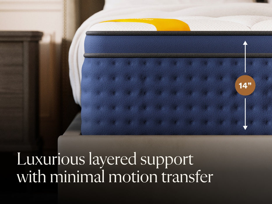 DreamCloud Memory Foam Mattress CAL KING SIZE [Yellow Label]