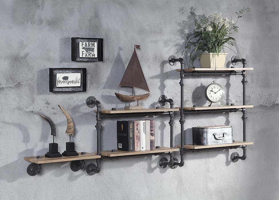 Wall Rack w/2 Shelves