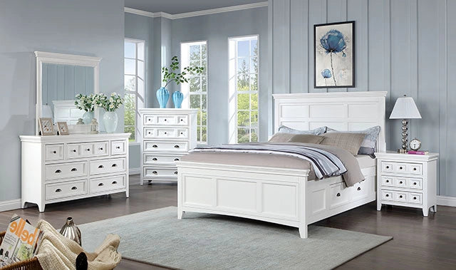 CASTILE Cal.King, E.King, Full, Queen, & Twin Bed, White, Pink, & Grey