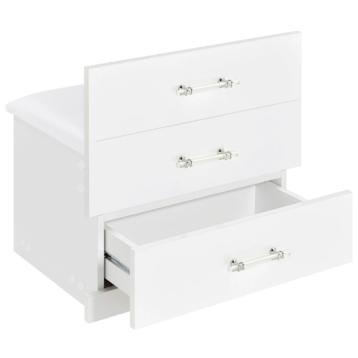 Danbury Makeup Vanity Table with LED Mirror and Stool