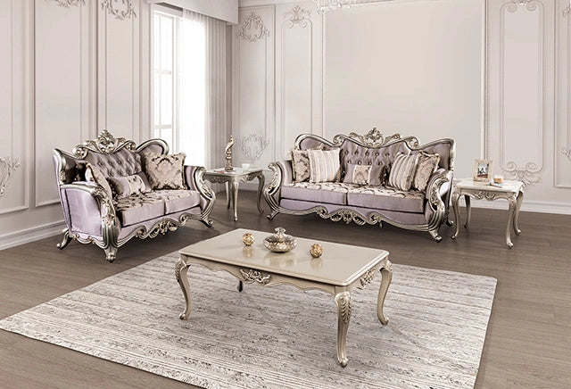 Albacete Loveseat Campage & Walnut