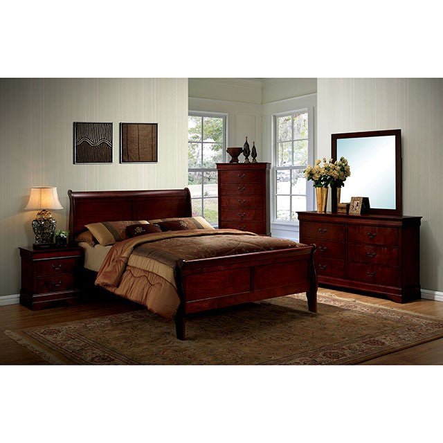Louis Philippe Full Bed Cherry