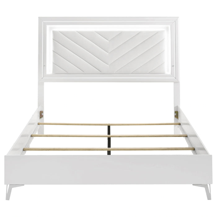 Cassia Panel Bed with LED Lighting