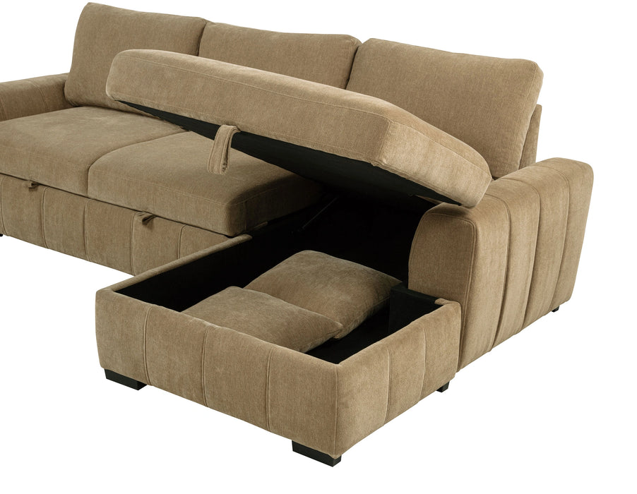Pastrana Pull-Out Sleeper Sectional Sofa