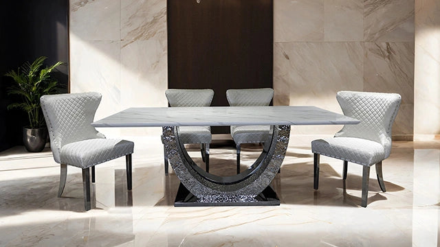 Portanova Silver Chair (2/CTN)