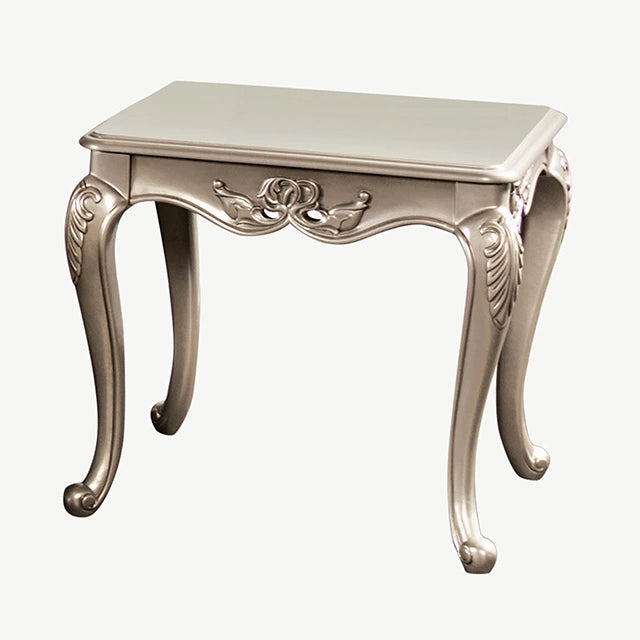 Albacete End Table Walnut & Campage
