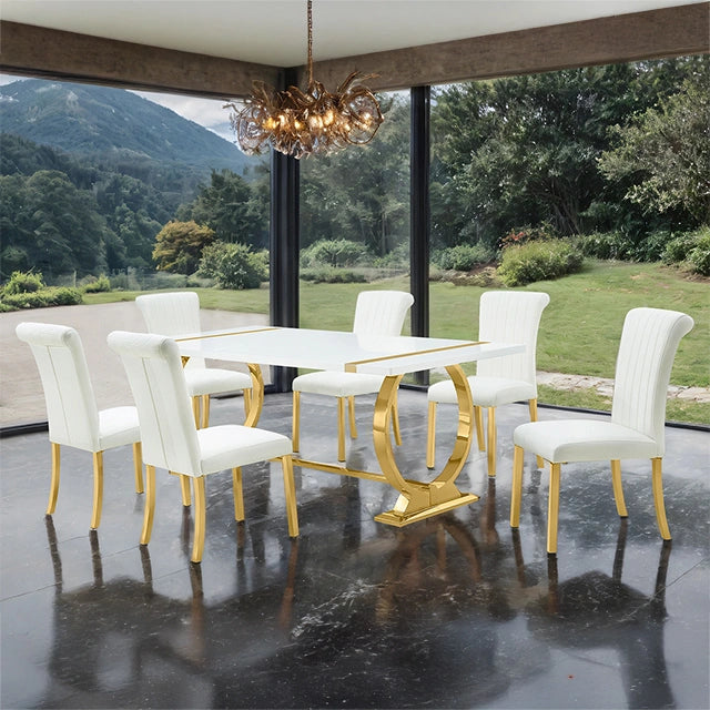 Holbaek 7 Pc 80" Dining Table Set