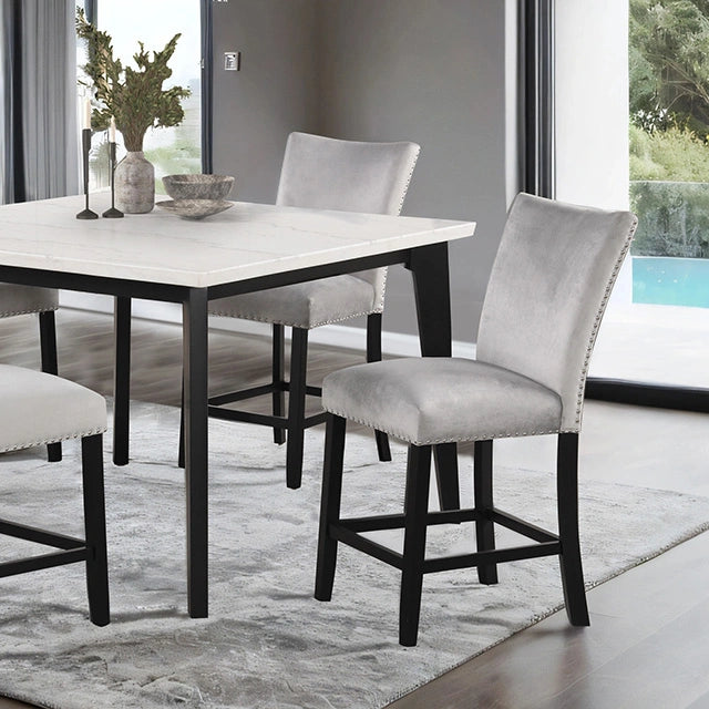 Sabro 5 Pc Counter Ht Table Set Engineered Wood